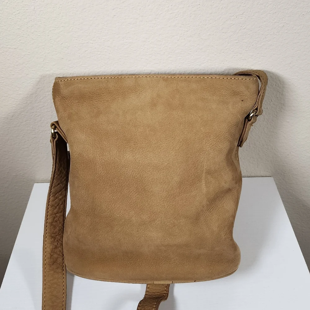 Vintage Coach Small Bucket Zip In Nubuc #4933 - Picture 12 of 17